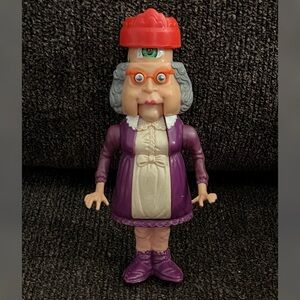 Vtg 1986 The Real Ghostbusters Haunted Humans Granny Gross Ghost Figure